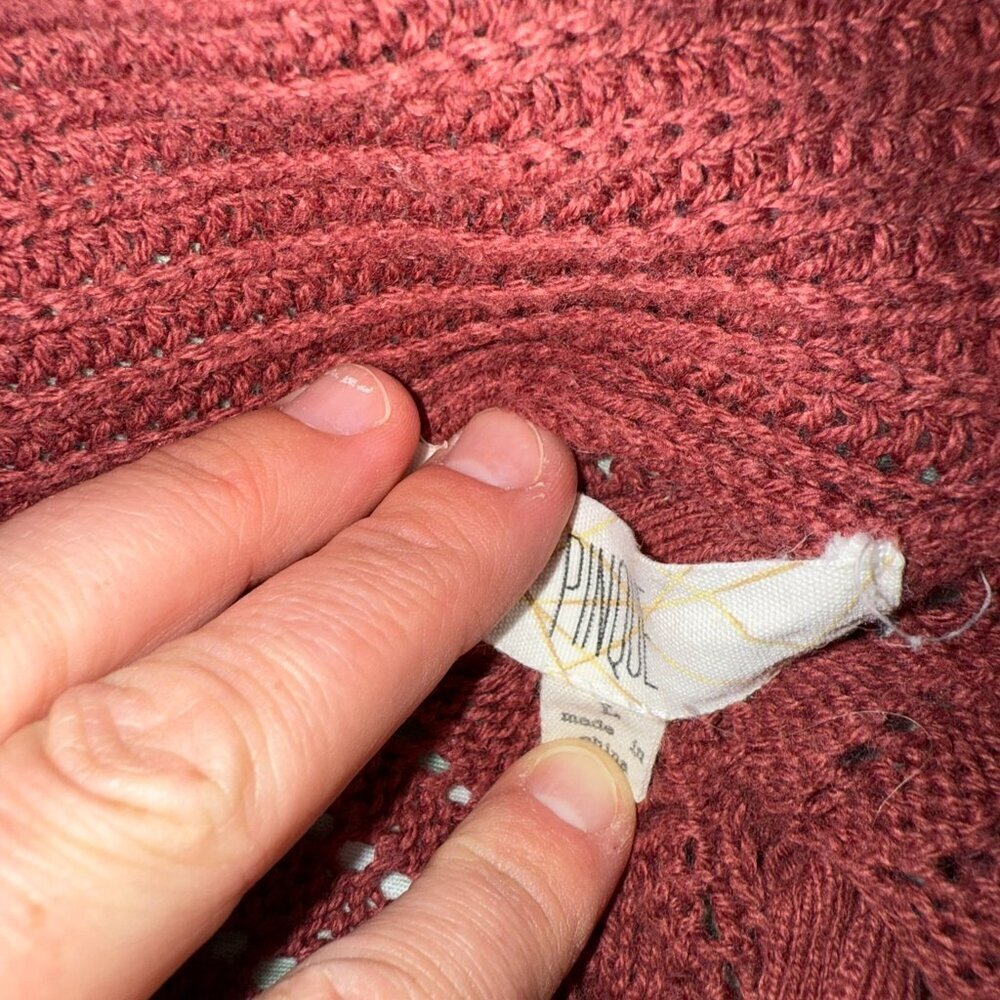 Pinque - Rust Knit Cardigan - Picture 4 of 7
